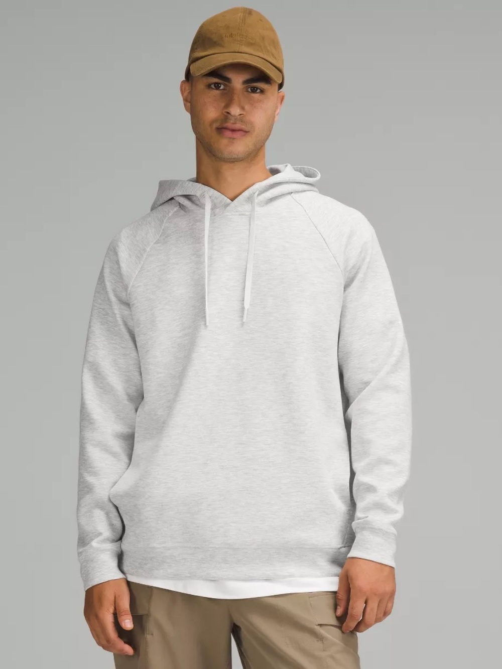 Lululemon Smooth Spacer Classic-Fit Pullover Hoodie Heathered Core Ultra Light